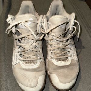 Old basketball shoes